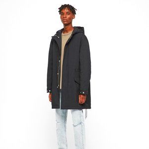 AllSaints Men's Black Alma Parka